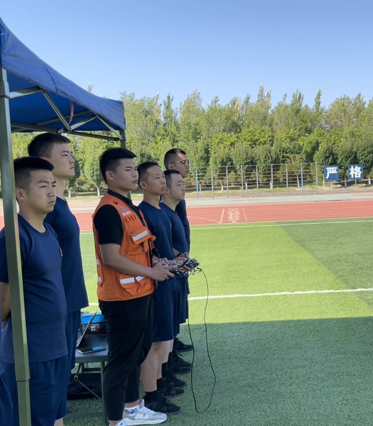 新疆消防無人機培訓學員合影